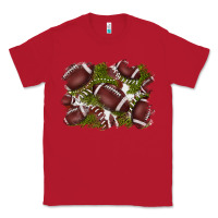 Red football background Classic Tee - BarkalooDesign