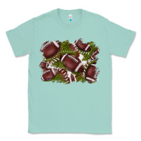 Seafoam football background Classic Tee - BarkalooDesign