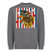 Storm mullet eagle seamless pattern Heavyweight Sweatshirt - BundleAndBundleShop