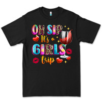 Black oh sip its a girls Premium Tee - texasbilliewilder