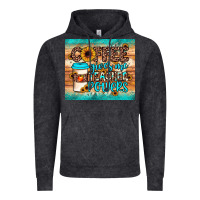 Vintage Black coffee gives me teacher powers Vintage Hoodie - JahusDesignShop