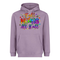 Lavender y all means all y all Heavyweight Hoodie - Artiststas