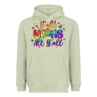 Matcha y all means all y all Heavyweight Hoodie - Artiststas