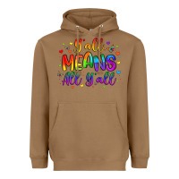 Toasted Coconut y all means all y all Heavyweight Hoodie - Artiststas