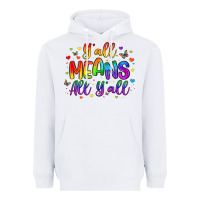 White y all means all y all Heavyweight Hoodie - Artiststas