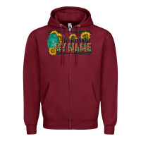 Burgundy he knows my name isaiah 43 1 Zipper Hoodie - NancyCooperArtShop