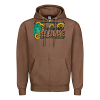 Chestnut he knows my name isaiah 43 1 Zipper Hoodie - NancyCooperArtShop