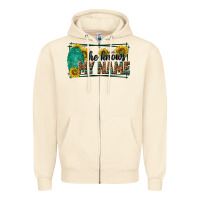 Sandshell he knows my name isaiah 43 1 Zipper Hoodie - NancyCooperArtShop