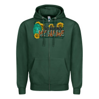 Sports Green he knows my name isaiah 43 1 Zipper Hoodie - NancyCooperArtShop