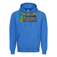 True Royal he knows my name isaiah 43 1 Zipper Hoodie - NancyCooperArtShop