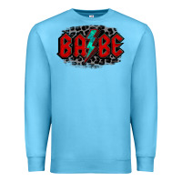 Ocean Blue lightning bolt babe Premium Sweatshirt - Jasminsmagicworld