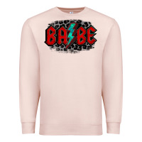 Pale Pink lightning bolt babe Premium Sweatshirt - Jasminsmagicworld