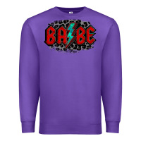 Purple lightning bolt babe Premium Sweatshirt - Jasminsmagicworld