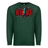Sports Green lightning bolt babe Premium Sweatshirt - Jasminsmagicworld