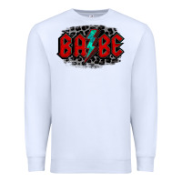 White lightning bolt babe Premium Sweatshirt - Jasminsmagicworld