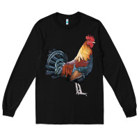Black New Hampshire Red Rooster Long Sleeve Tee - LillyAllenDesigns