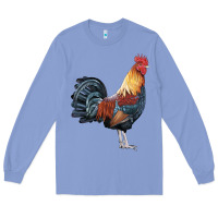 Colony Blue New Hampshire Red Rooster Long Sleeve Tee - LillyAllenDesigns