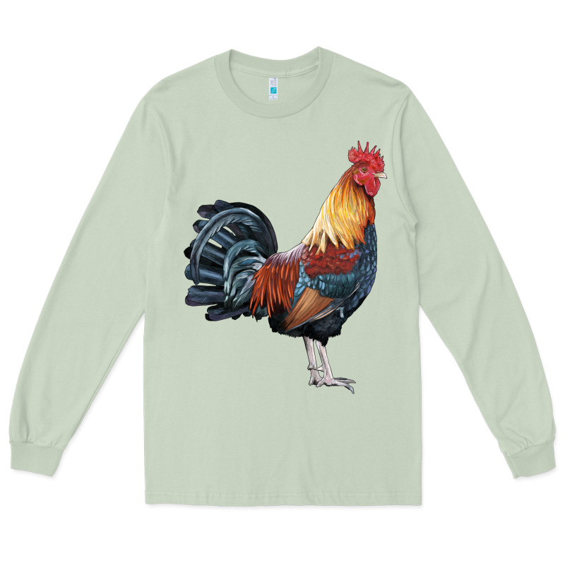 New Hampshire Red Rooster Long Sleeve Tee by LillyAllenDesigns | Teevron