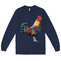 Navy New Hampshire Red Rooster Long Sleeve Tee - LillyAllenDesigns