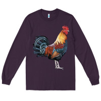 Plum New Hampshire Red Rooster Long Sleeve Tee - LillyAllenDesigns