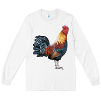 White New Hampshire Red Rooster Long Sleeve Tee - LillyAllenDesigns