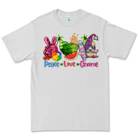 Dove Grey peace love gnome summer Premium Tee - texasbilliewilder