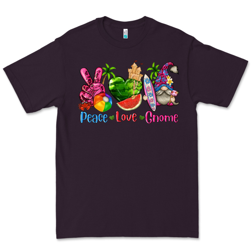 Peace Love Gnome Summer Premium Tee by texasbilliewilder | Teevron
