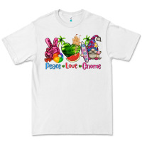 White peace love gnome summer Premium Tee - texasbilliewilder