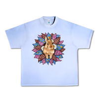 Grape Ice easter leopard bunny sunflower Urban Heavy Tee - Artiststas