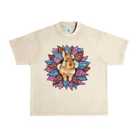 Sandshell easter leopard bunny sunflower Urban Heavy Tee - Artiststas