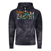 Cloud Black western happy easter Vintage Hoodie - AdoDesignShop
