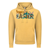 Vintage Mustard western happy easter Vintage Hoodie - AdoDesignShop