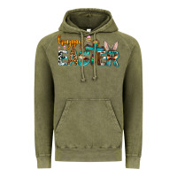Vintage Olive western happy easter Vintage Hoodie - AdoDesignShop