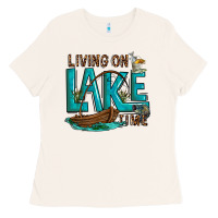Bone living on lake time Ladies Tee - texasbilliewilder