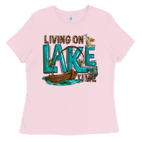 Living On Lake Time Ladies Tee | Teevron