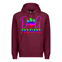 Burgundy Dog Mom Premium Hoodie - Bettercallsaul