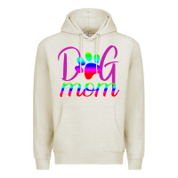 Oatmeal Heather Dog Mom Premium Hoodie - Bettercallsaul