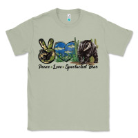 Matcha Peace Love Spectacled Bear Classic Tee - LillyAllenDesigns