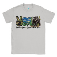 Moon Dust Peace Love Spectacled Bear Classic Tee - LillyAllenDesigns