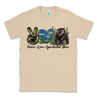 Peace Love Spectacled Bear Classic Tee | Teevron