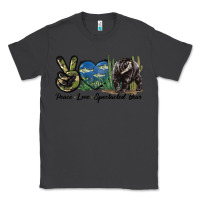Smoke Peace Love Spectacled Bear Classic Tee - LillyAllenDesigns