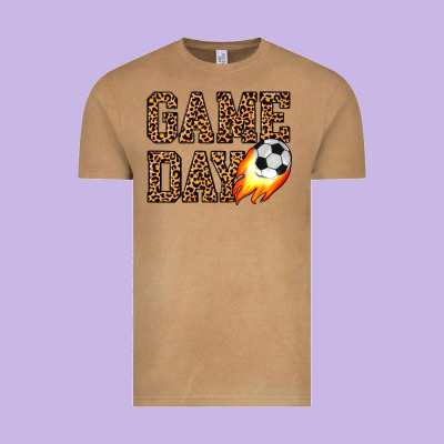 Game Day Soccer Vintage Tee Designed By Jahusdesignshop
