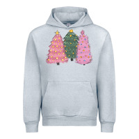 Heather Grey christmas trees Urban Hoodie - CowGirlArtShop