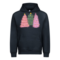 Navy christmas trees Urban Hoodie - CowGirlArtShop