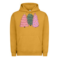 Pigment Peanut Butter christmas trees Urban Hoodie - CowGirlArtShop