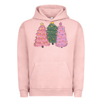 Pigment Salmon christmas trees Urban Hoodie - CowGirlArtShop