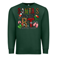 Sports Green santa's favorite rt respiratory therapist Premium Sweatshirt - Jasminsmagicworld
