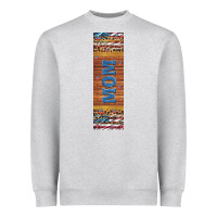 Heather Grey usa flag and mom penwraps 2 Heavyweight Sweatshirt - Artiststas