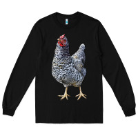 Black Dominique Chicken Long Sleeve Tee - LillyAllenDesigns