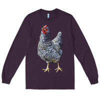 Plum Dominique Chicken Long Sleeve Tee - LillyAllenDesigns
